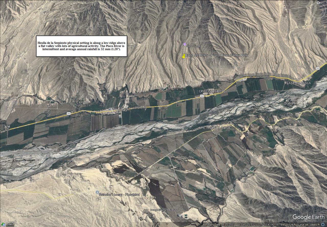 Band of Holes Detailed Geographical Setting