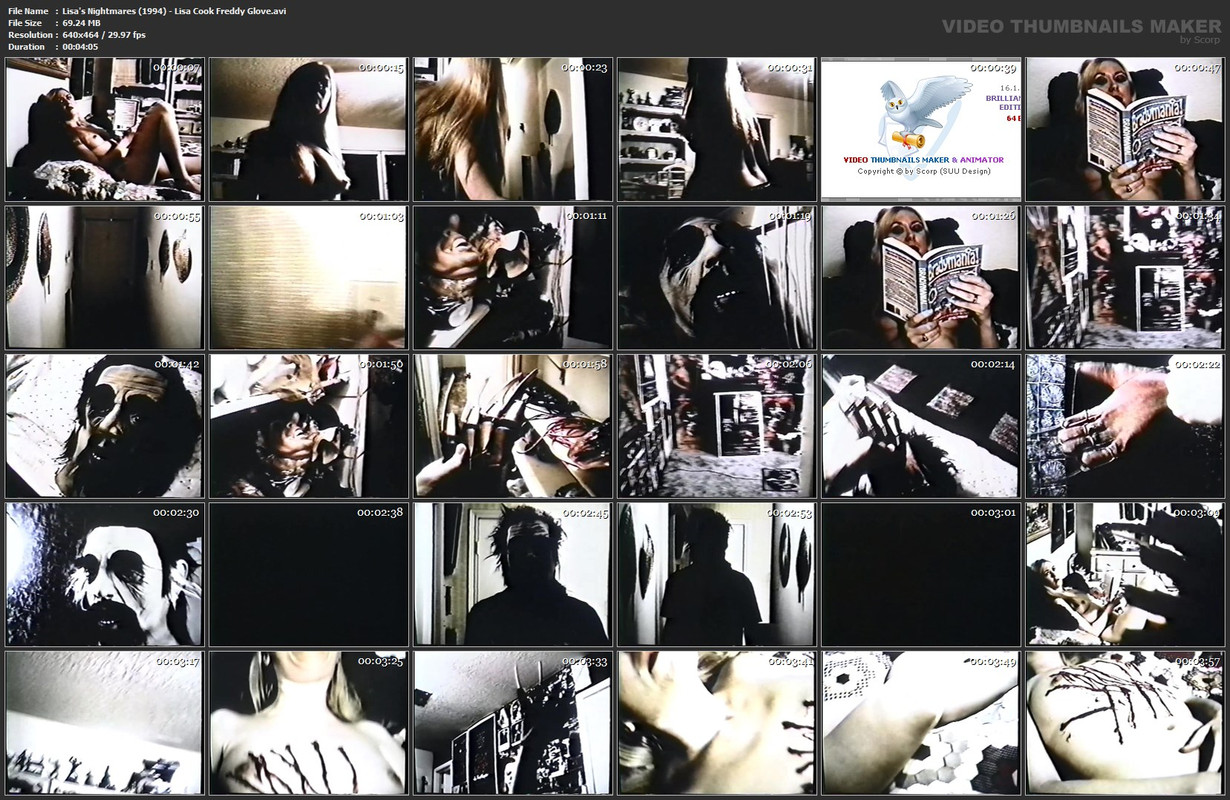 Lisa's Nightmares (1994) - Lisa Cook Freddy Glove.avi