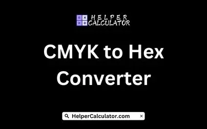 CMYK to Hex Converter