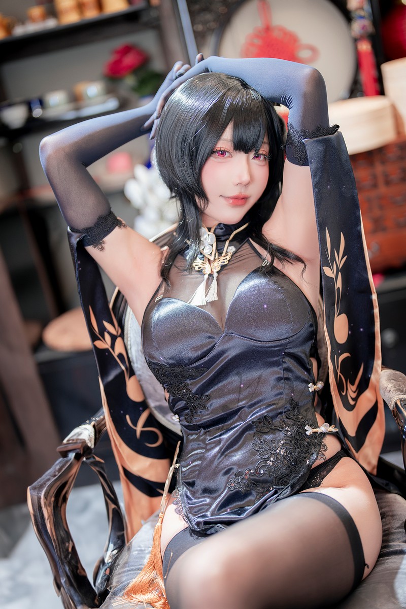 切切Celia 镇海 Cosplay Azur Lane 写真图集 32P插图2