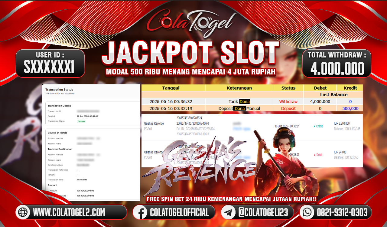 JACKPOT SLOT GACOR!!