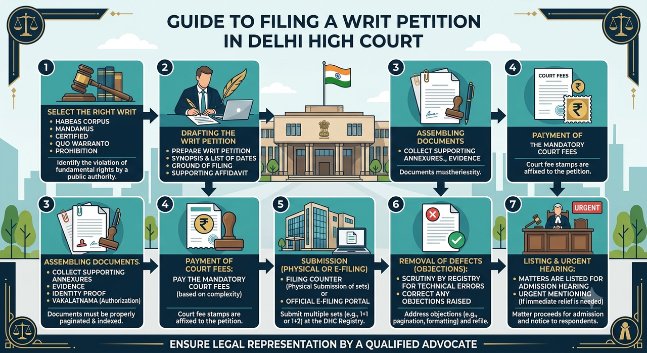 How to File a Writ Petition in Delhi High Court