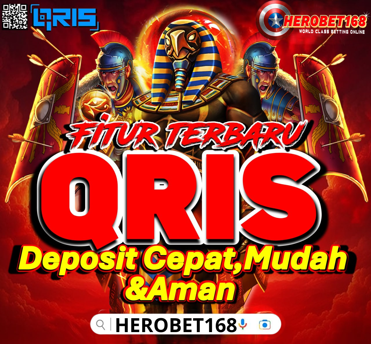 HEROBET168 adalah lapak top up game termurah di Indonesia. Seluruh gamer bisa top up, beli voucher game, item in-game, dan produk digital lainnya dengan aman dan terpercaya