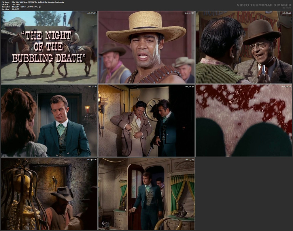 The Wild Wild West S03E01 The Night of the Bubbling Death.mkv