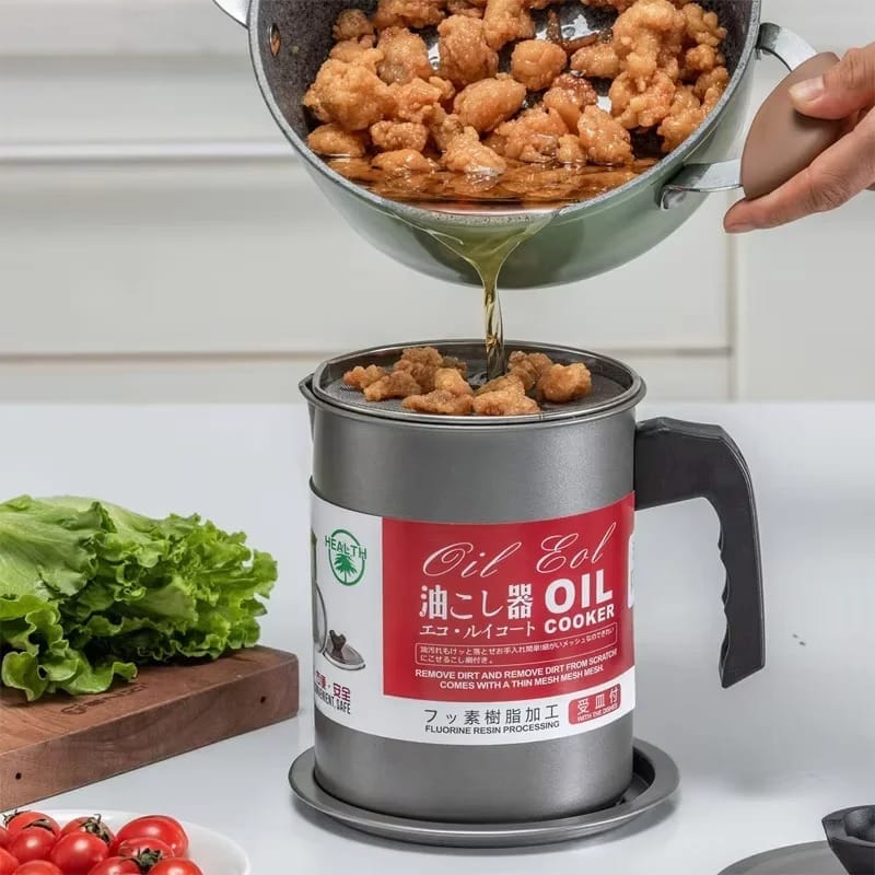 Oil Pot with Filter (1.4 Liter)