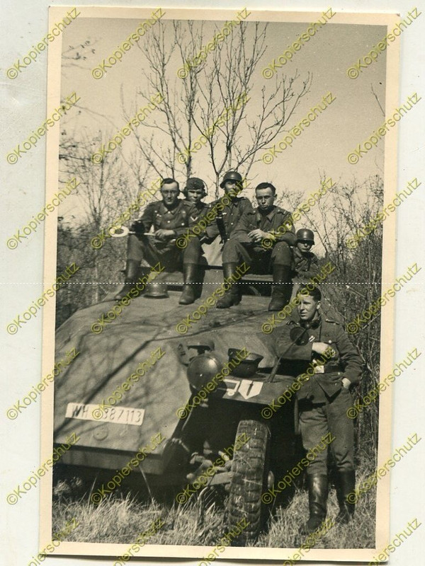 Foto, Wehrmacht, Sdkfz, Panzerspähwagen, Ausbildung