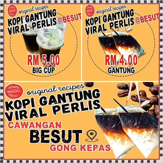 Perlis kopi gantung viral Sedap Dan