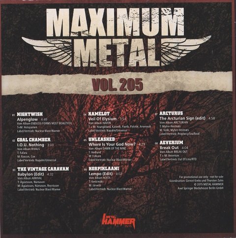 VA - Maximum Metal Vol. 205 (2015) Lossless+MP3