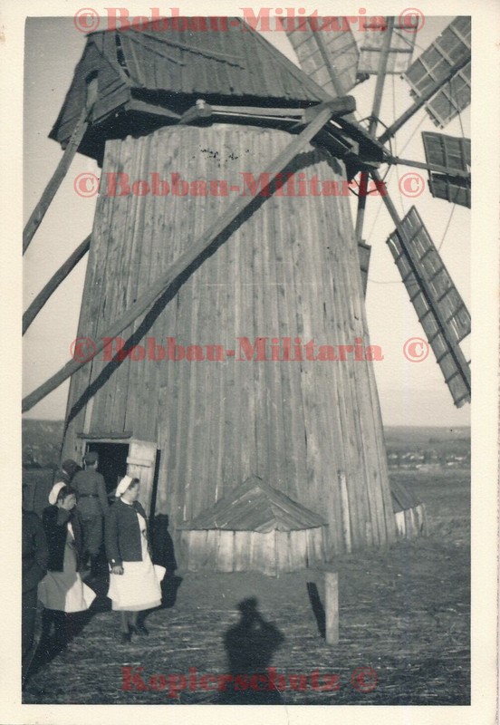 Ukraine Gretschany 1943 Windmühle wind mill Quartier Wehrmacht RK-Schwester.
