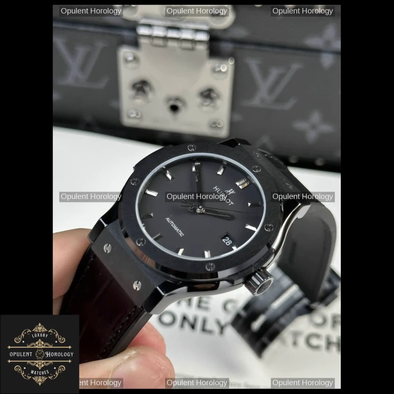 Hublot Classic Fusion – Black Ceramic & Titanium 42 mm Automatic Watch - Super Clone