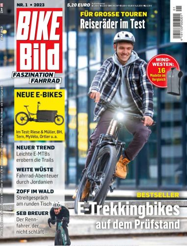 Cover: Bike Bild Faszination Fahrrad Magazin No 01 2023