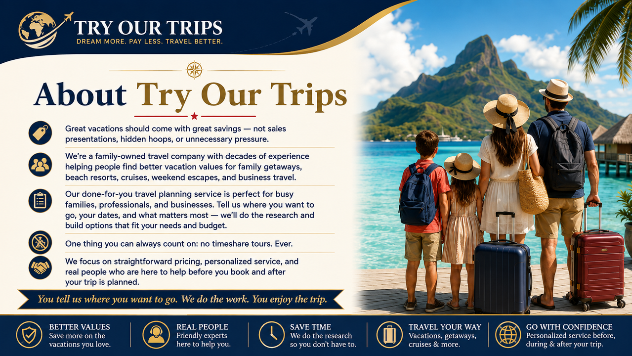 About Try Our Trips