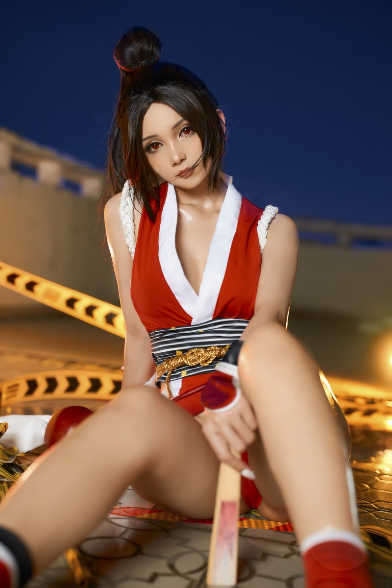 Joyce Lin2x Mai Shiranui Cosplay 性感写真集 39P插图8