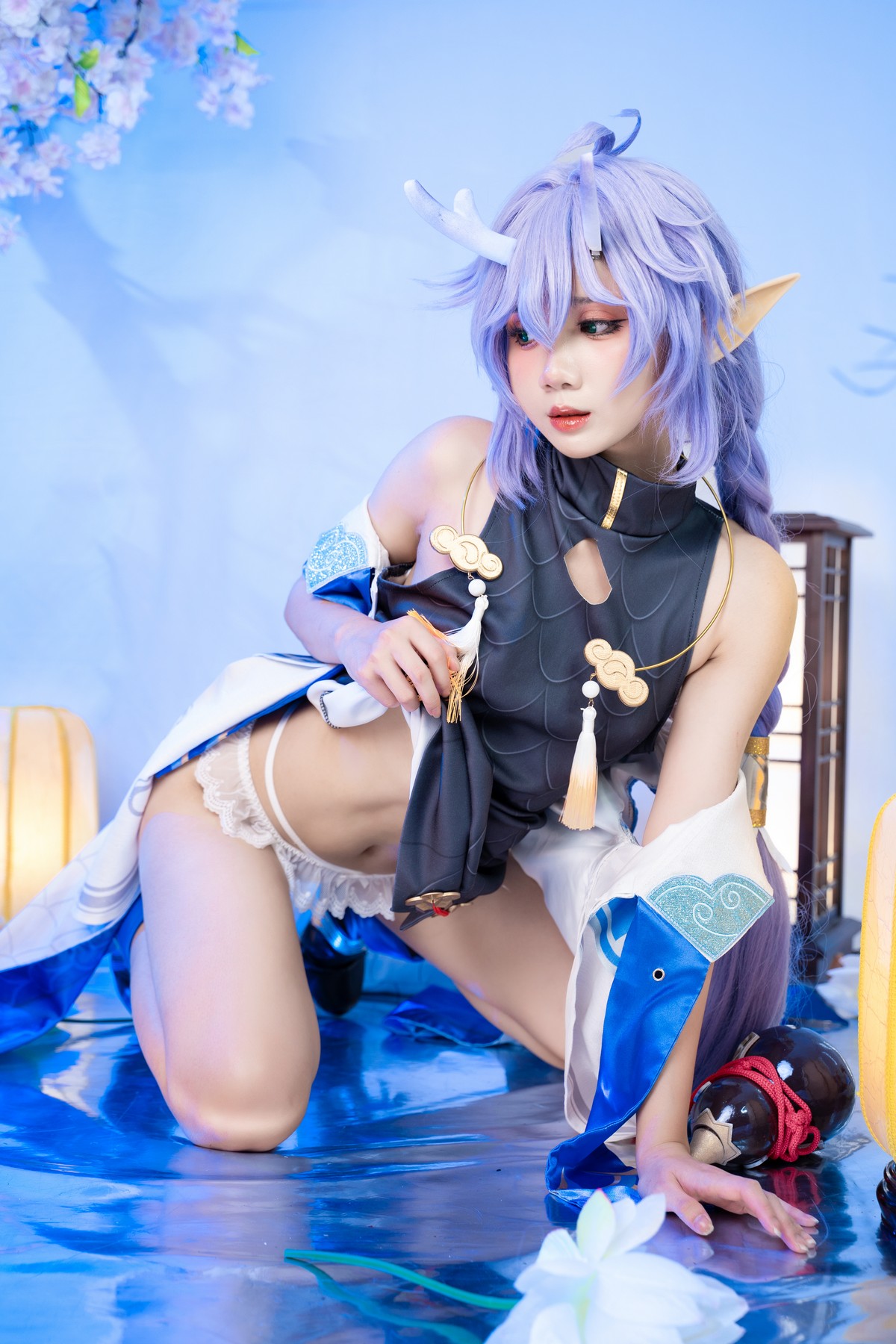 PoppaChan Bailu Cosplay Pack (Honkai Star Rail) – 155 Photos 12 Videos 457MB插图6
