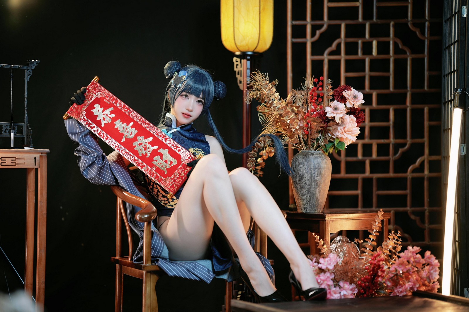 宮本桜 蔚蓝档案 龙华妃咲 Cosplay 写真｜人气角色 高清图集（42P｜124MB）插图2