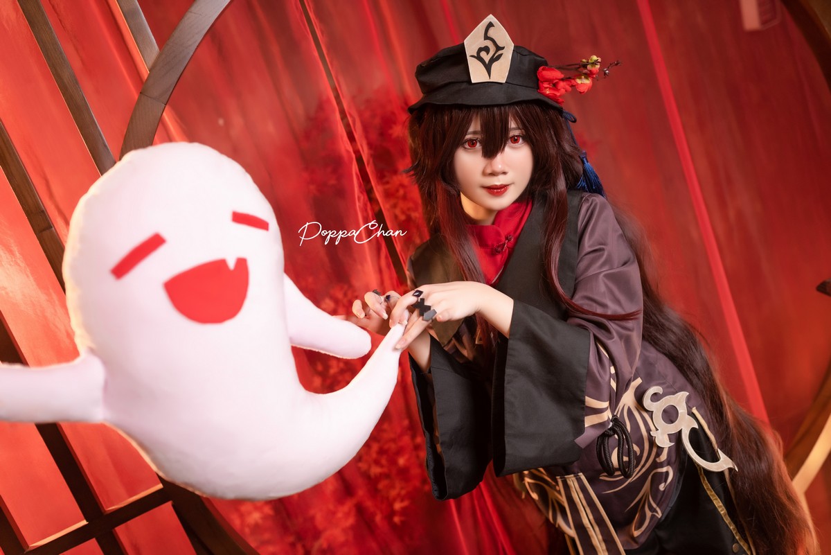 PoppaChan Hu Tao Cosplay (Genshin Impact) – 25 Photos 110MB插图1