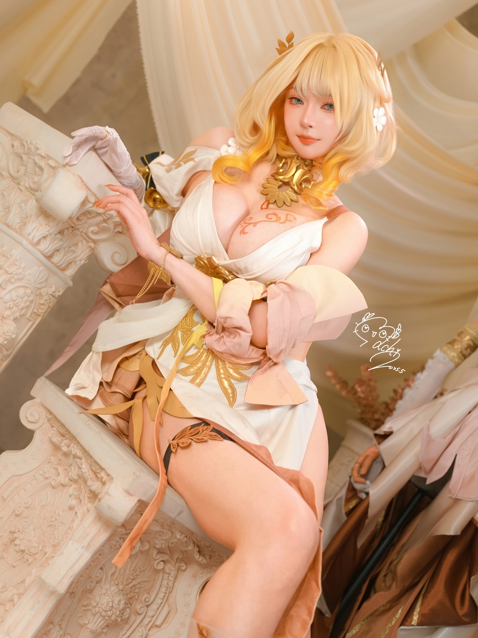 Machi马吉 Aglaea 角色写真集｜高质量Cosplay高清图包（106P-173.3M）插图1
