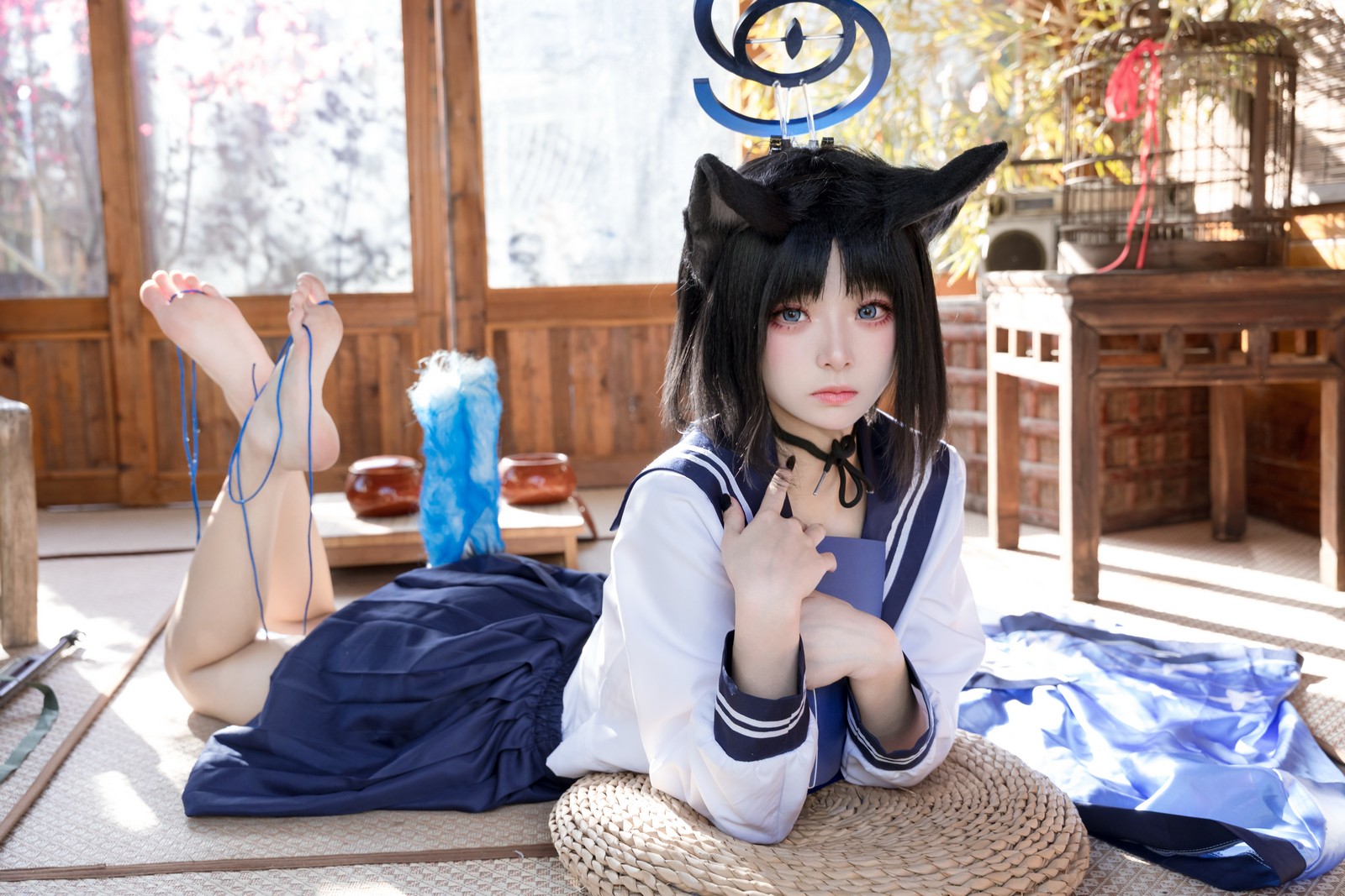 九柒喵 – 桐生桔梗 Cos 高清大合集（88P-470MB）和风旗袍写真插图3