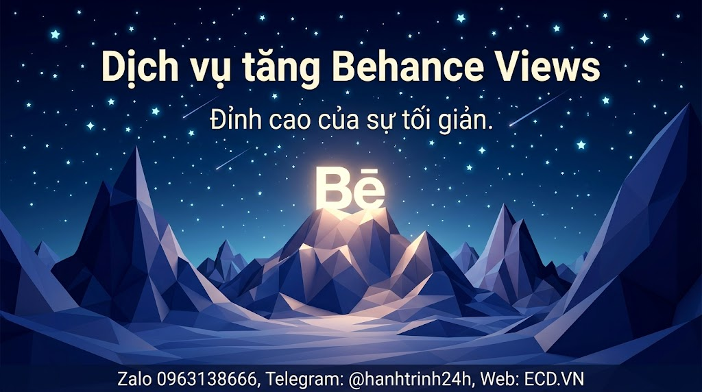 dịch vụ tăng behance views uy tín tăng like