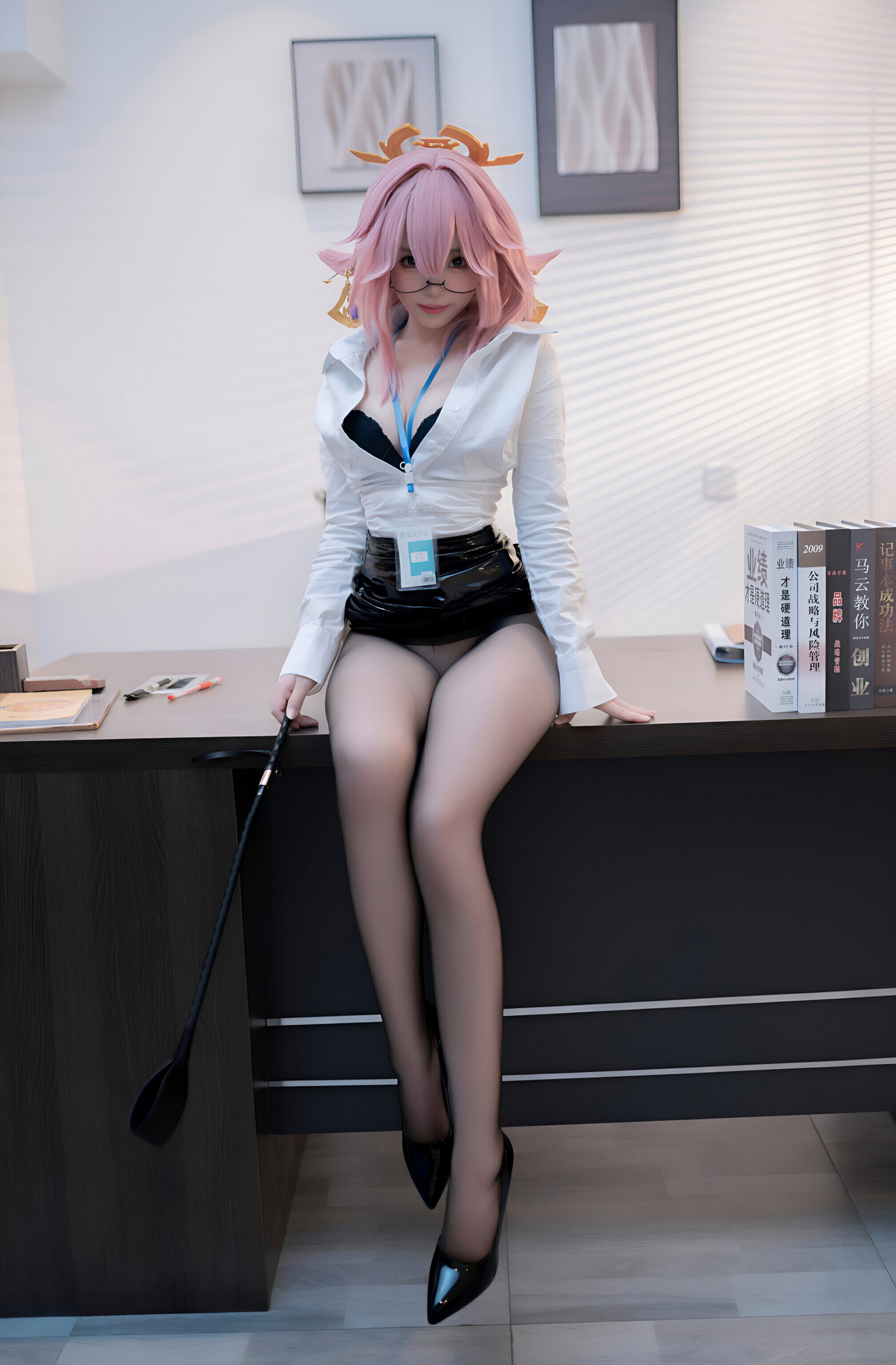 Bangni邦尼 – 面试主题 写真集（85P-16V-1.05GB）剧情向插图1