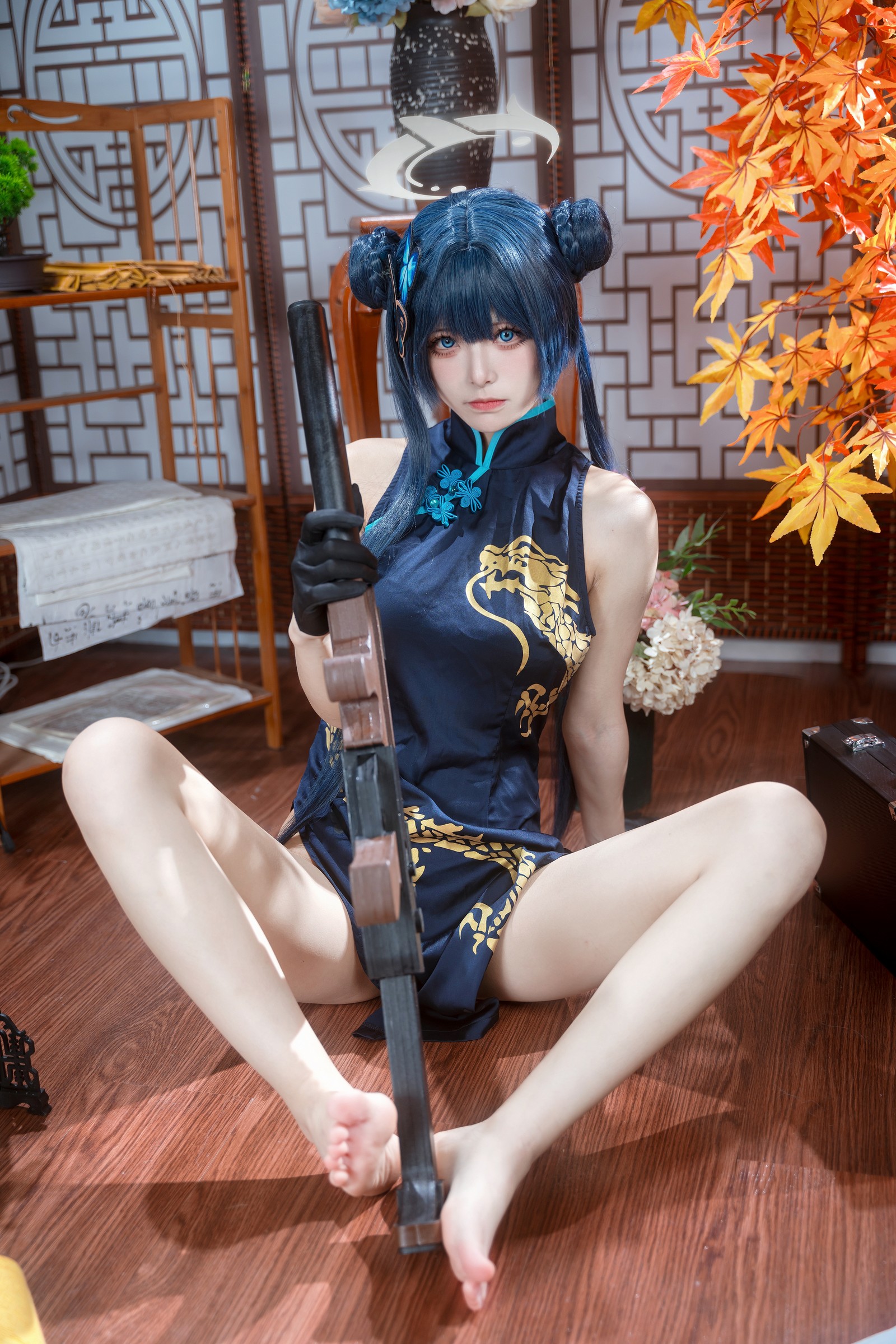 九柒喵 – 碧蓝档案 妃咲 Cos 高分辨率写真（28P-137M）蓝档案角色合集插图5