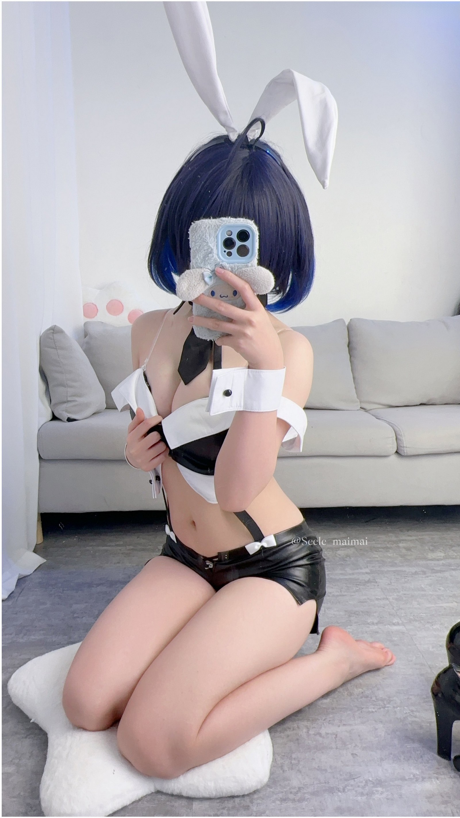 Seele麦麦兔女郎希儿 Cosplay 写真集｜崩坏3高质量高清图包（83P-147.3M）插图6