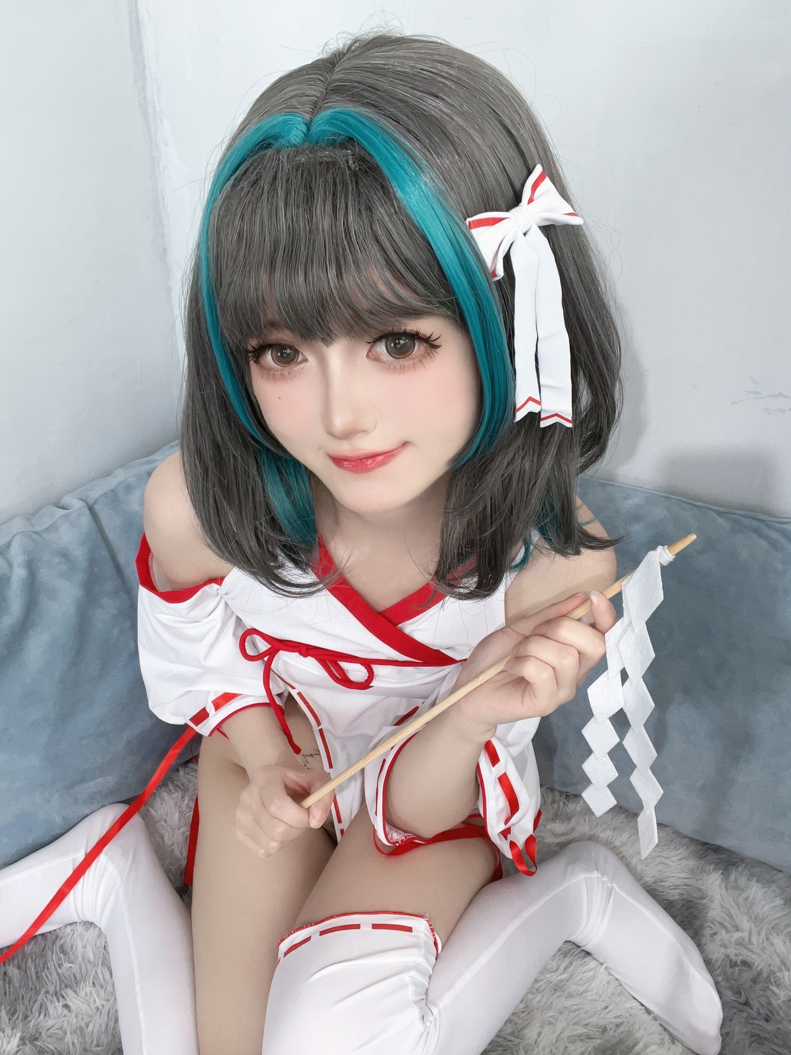 趴趴捣蛋陌 柴郡 Cosplay 写真合集｜高人气角色 高清写真＋视频（91P＋1V｜739MB）插图6