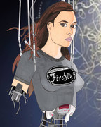 crossover piece for Summer Glau...available at Tulsa Pop