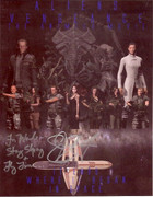 Aliens fan film poster signed by Summer Glau at Fan Expo Dallas