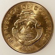 500 colones Costa Rica. 2007. PAS5411
