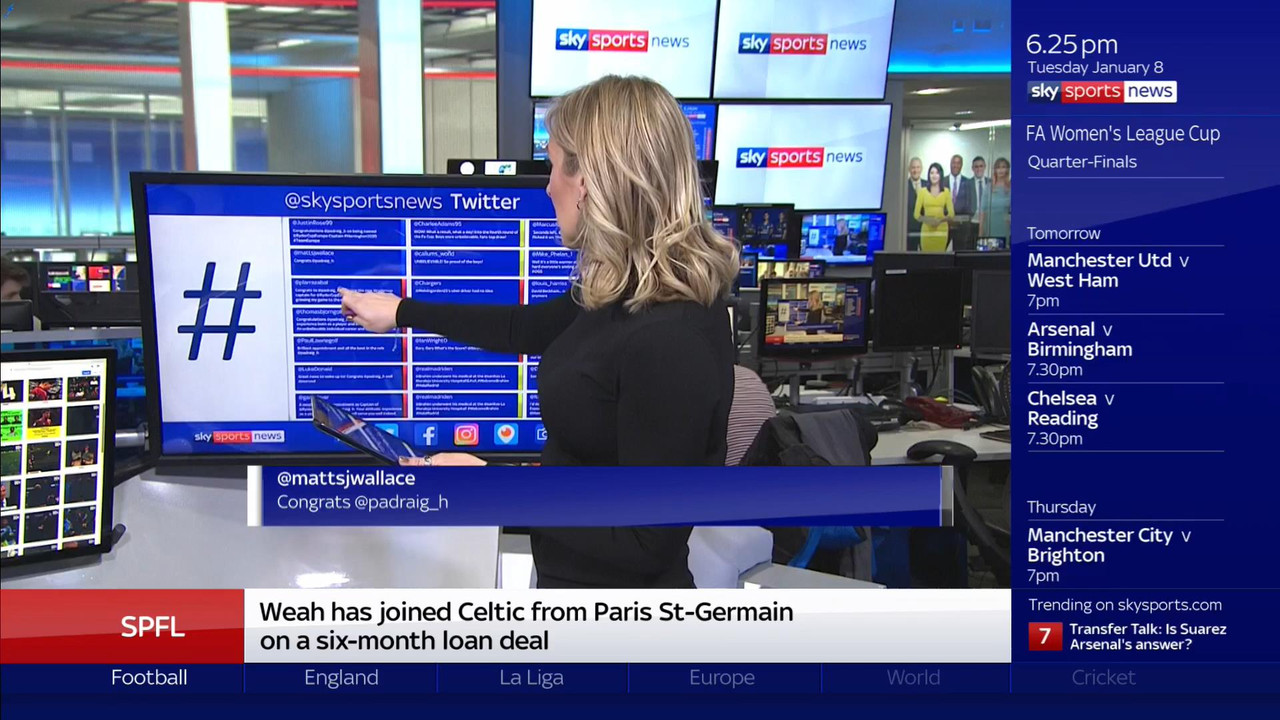 08 January - 18.00.00 - Sky Sports News At 6 2019. A comprehensi
