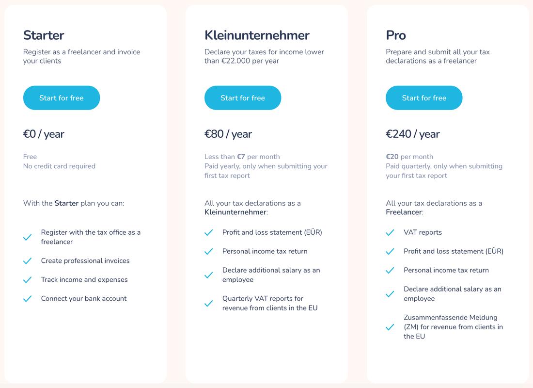 Sorted review taxes for freelancers in Germany