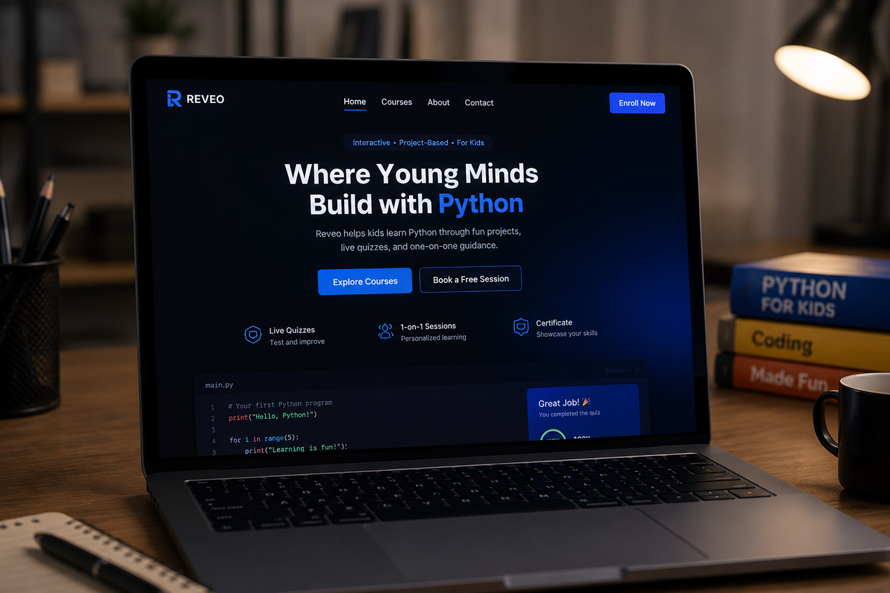 Reveo — coding platform for kids