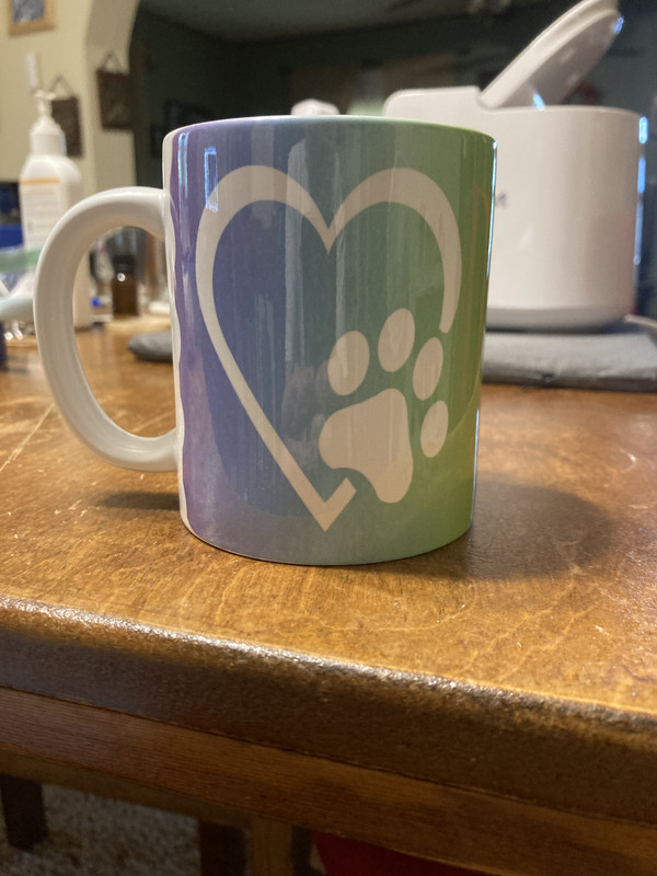 handcrafted pet parent coffee mug