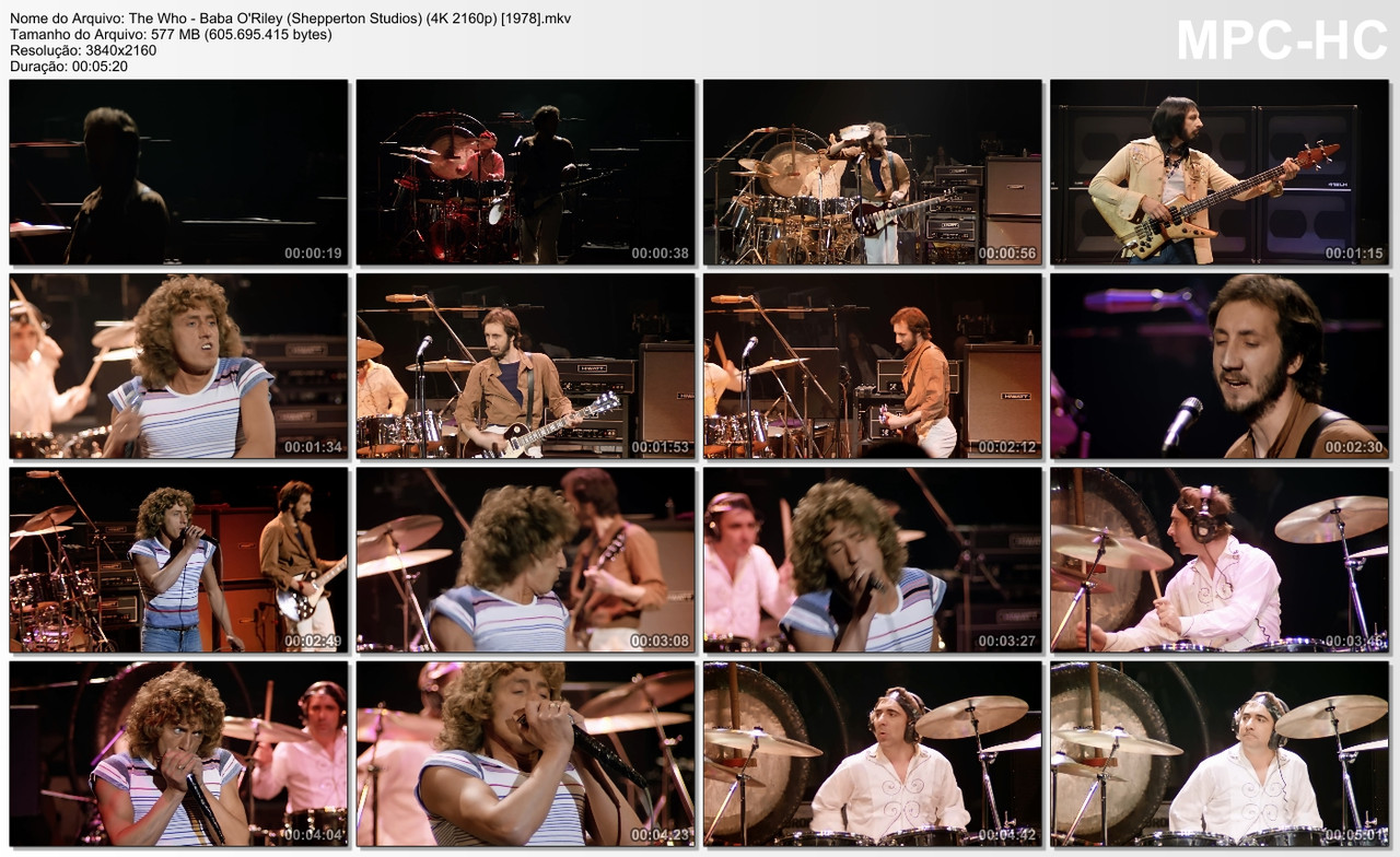 The Who - Baba O'Riley (Shepperton Studios) (4K 2160p) [1978]