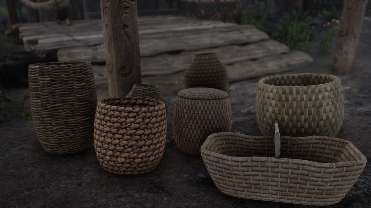 Halffaces - small edit of Baskets at Skyrim Special Edition Nexus ...