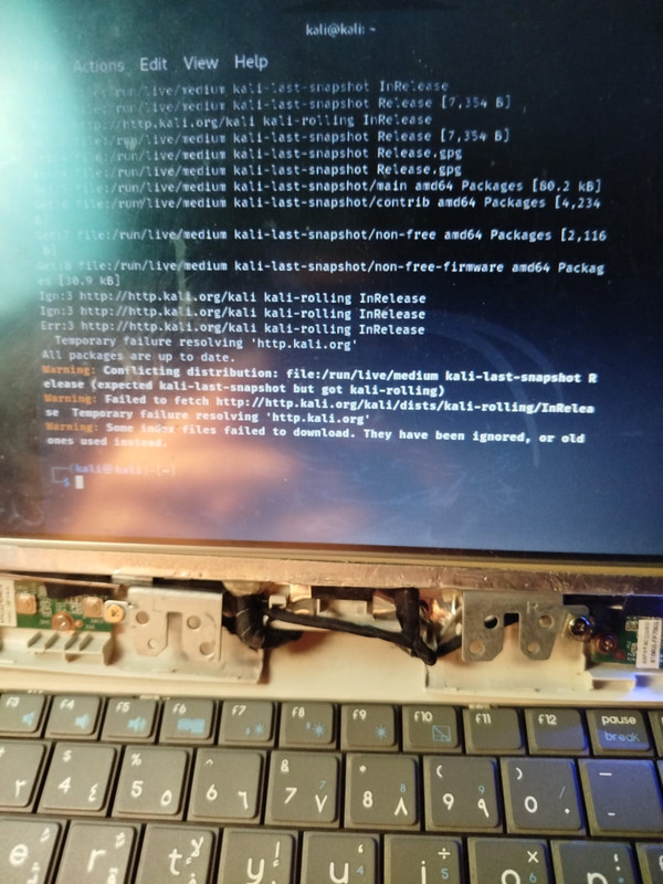 Kali Linux Live Boot Device