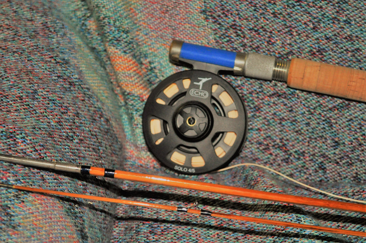 Dad split bamboo rod