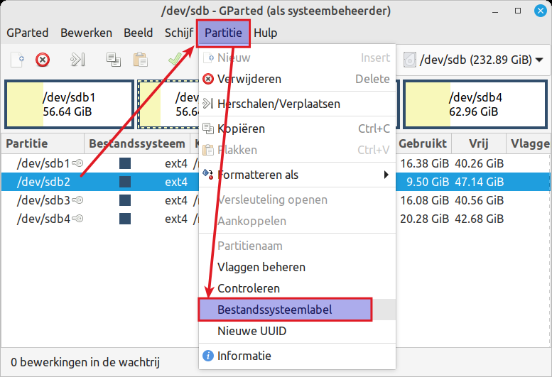 -dev-sdb - GParted (als systeembeheerder)_001
