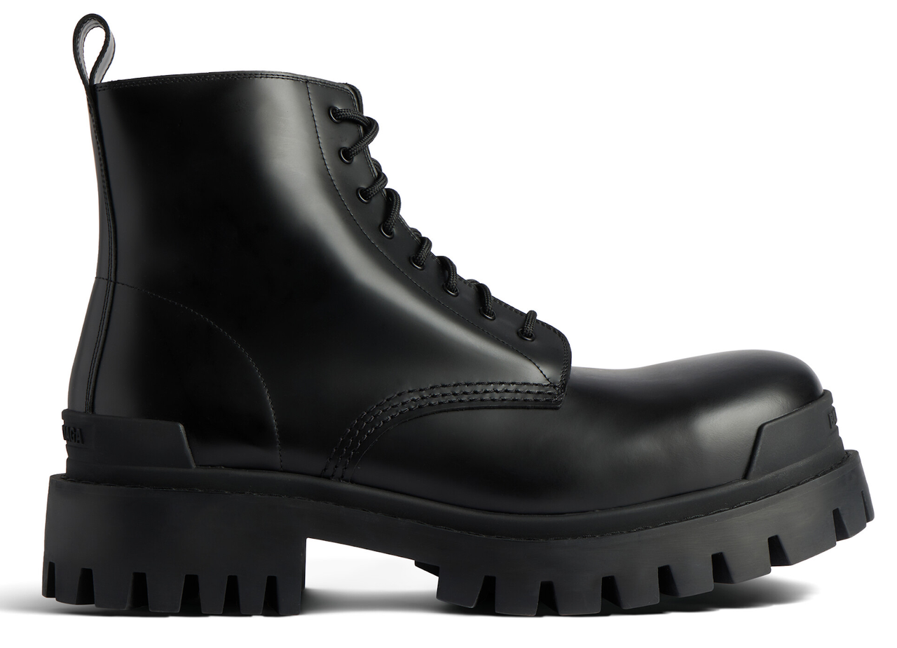 Balenciaga Leather Strike Boot