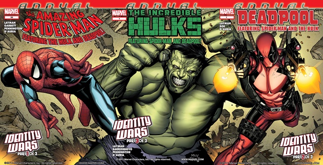 Identity Wars #1-3 (2011) Complete