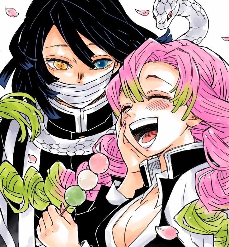 Obanai + Mitsuri - Demon Slayer