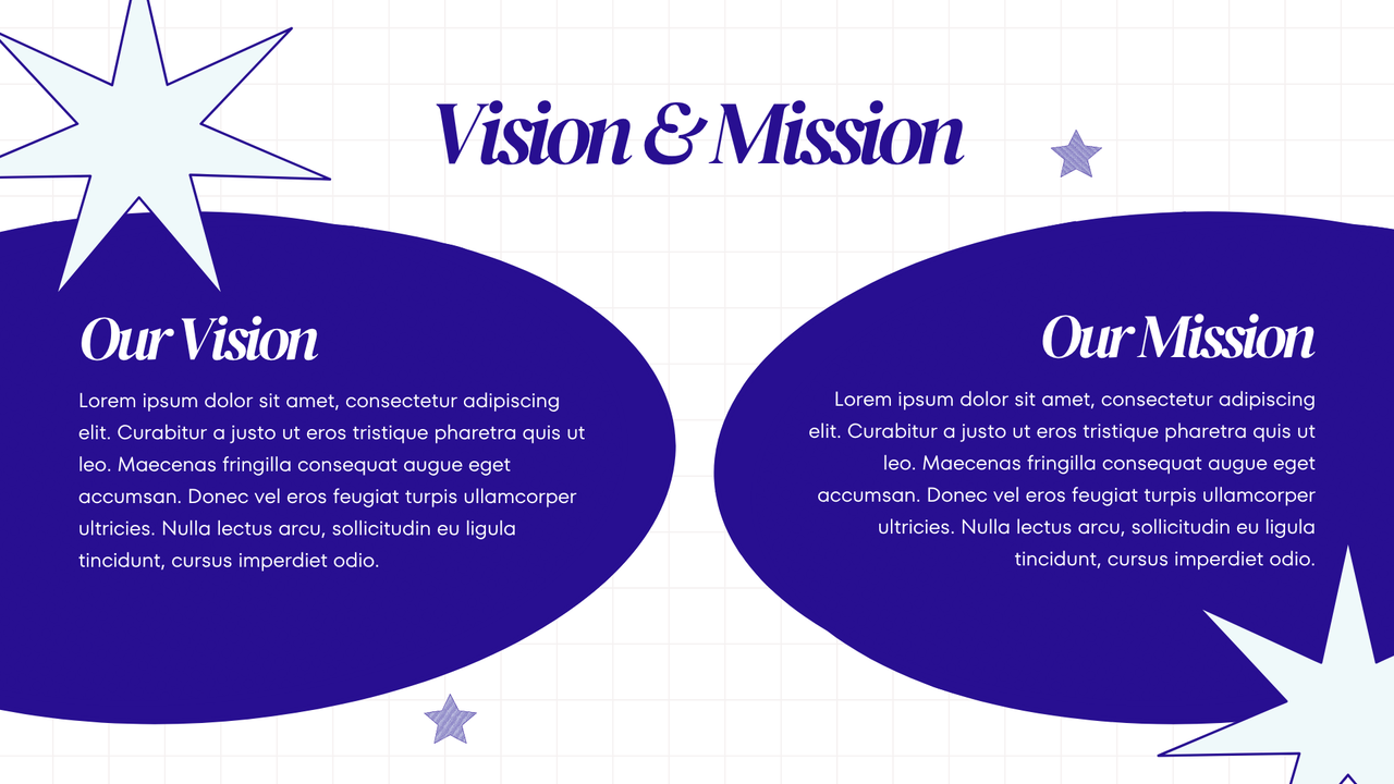 Dark Blue and White Illustrative Creative Portfolio Presentation