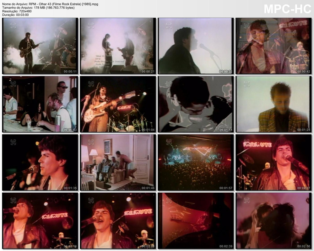 RPM - Olhar 43 (Filme Rock Estrela) [1985]
