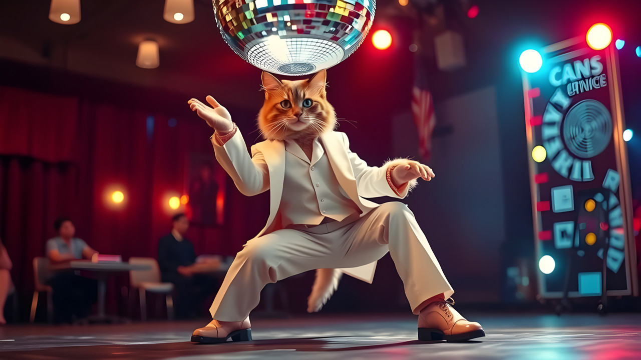 Caturday Night Fever