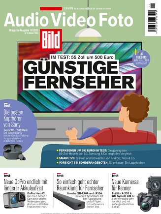 Cover: Audio Video Foto Bild Magazin November No 11 2023