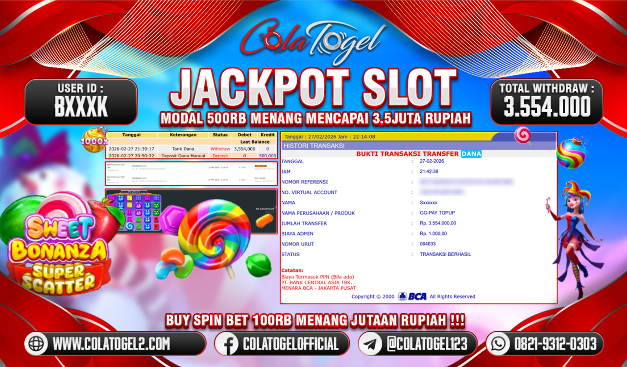 JACKPOT SLOT GACOR!!