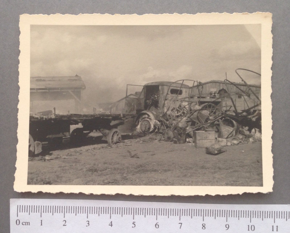 Original Zerstört Fahrzeug Klapperkiste Wehrmach