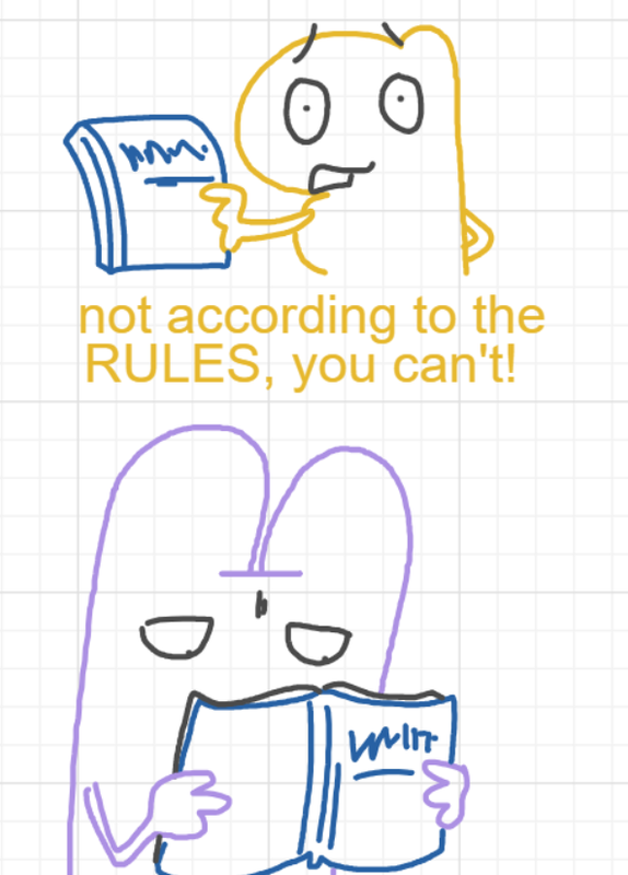 A panel from The Prime Number Few, episode eight of the Board Boards object show by Furretwalk/WalkingFurret.