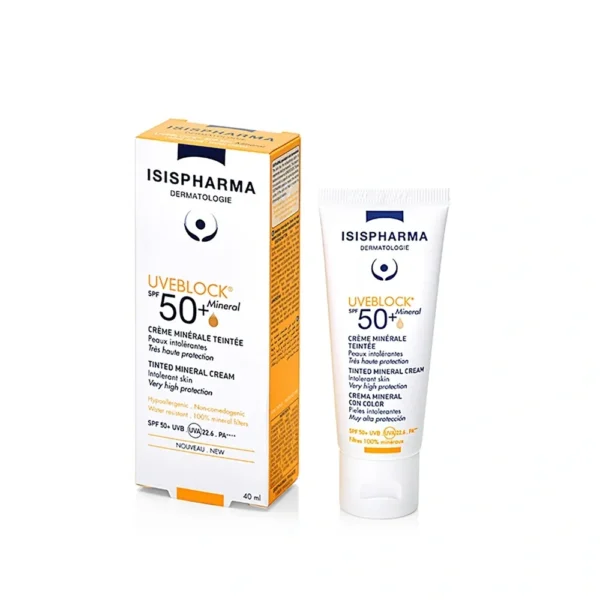 Uveblock 50+ Mineral Crema Color x 40 ml